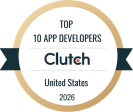 Clutch — Top 10 App Developers, United States 2026
